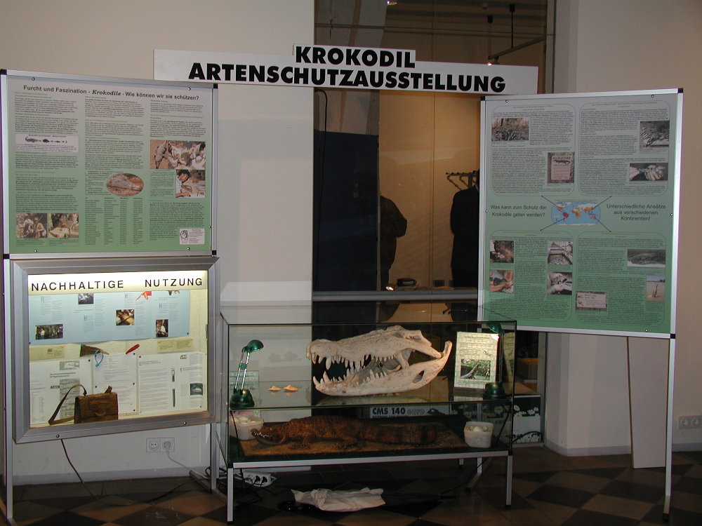 Krokodilschutzausstellung